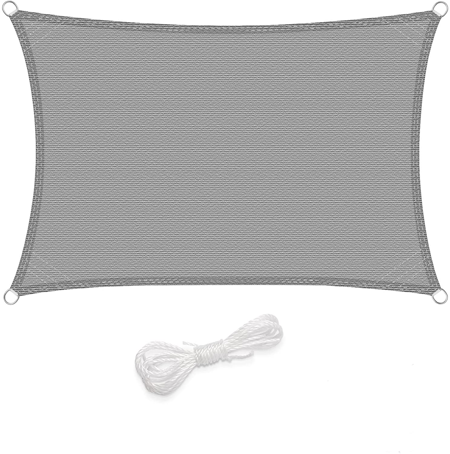 Voile D'ombrage Rectangle 4x5m - Filet Protection UV 90%, Pour Pergola, Jardin, Balcon, Piscine - Respirant