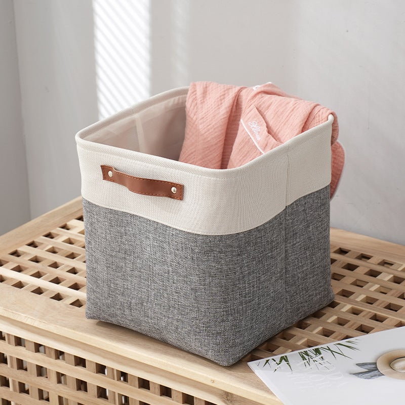 Lifewit Set 6 Cubi Portaoggetti Pieghevoli In Tessuto Grigio 33x38x33 Cm 42L – Cesti Con Manici Per Armadio, Vestiti E Giocattoli - 3