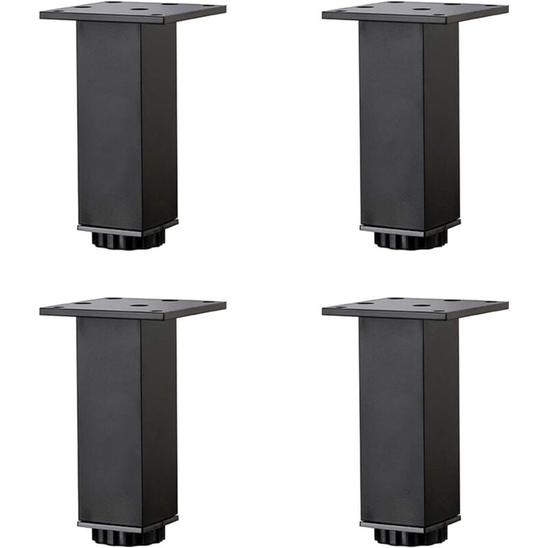 Regulowane nóżki do mebli wykonane ze stopu aluminium, nóżki do stolika kawowego, nóżki do szafki łazienkowej pod umywalkę (12 cm / 4,7 cala)