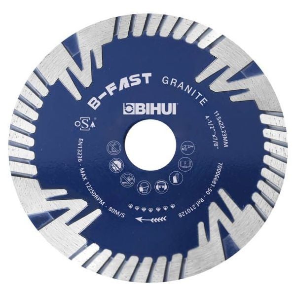 Tarcza diamentowa BIHUI B-Fast 115mm do kamienia