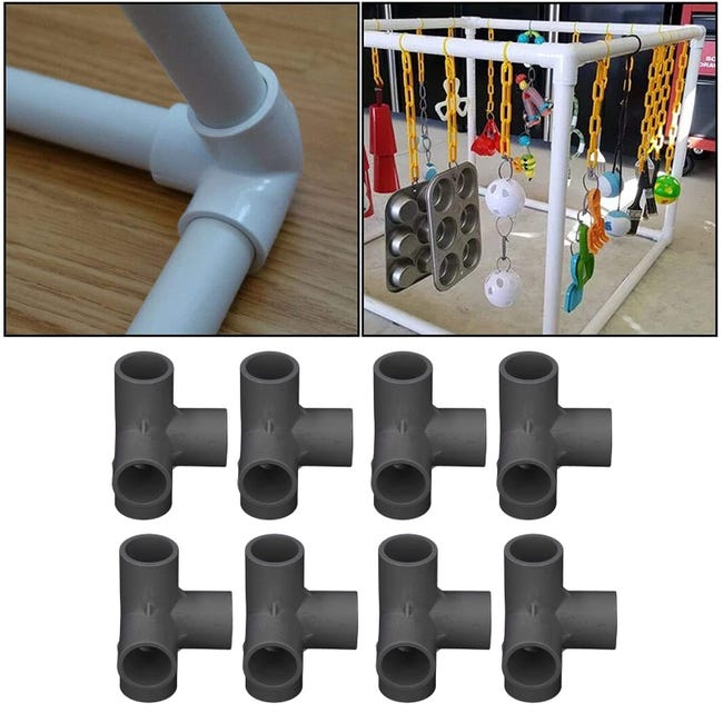 Kichwit 6 Connettori Per Tubo Da Giardino In Alluminio – 5/8 Pollici, Con 12 Morsetti In Acciaio Inox, Per Riparazioni Antiruggine