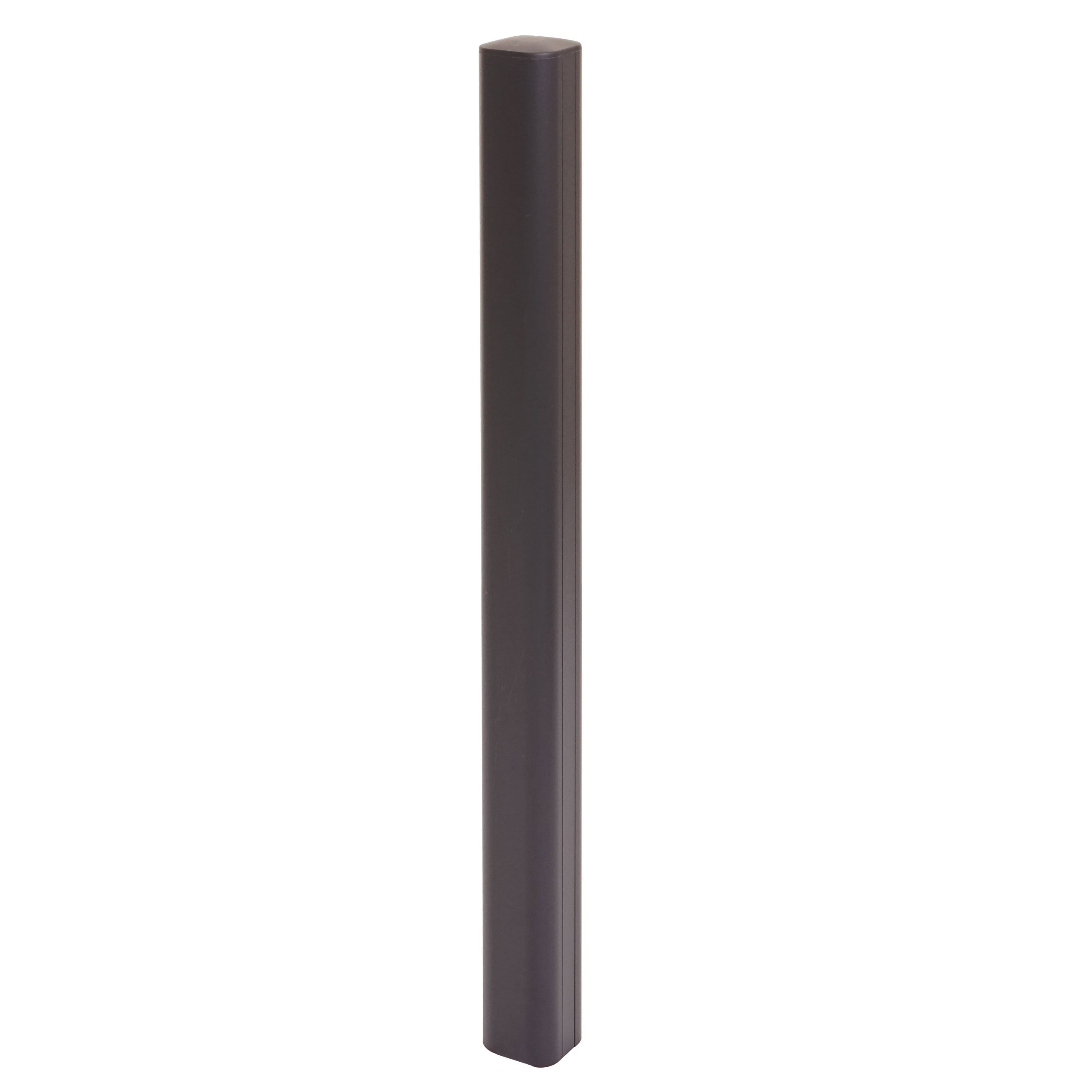 Aluminiowy słupek ogrodzeniowy Sarthe WPC, słupek, system wtykowy ~ 98 cm, antracytowy