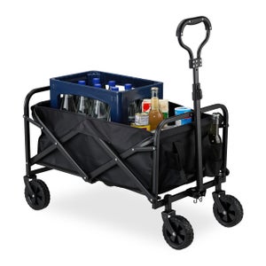 Chariot Transport Bonbonnes Gaz Relaxdays - Pour Bouteilles 5-11kg, Roues Caoutchouc, Charge 25kg