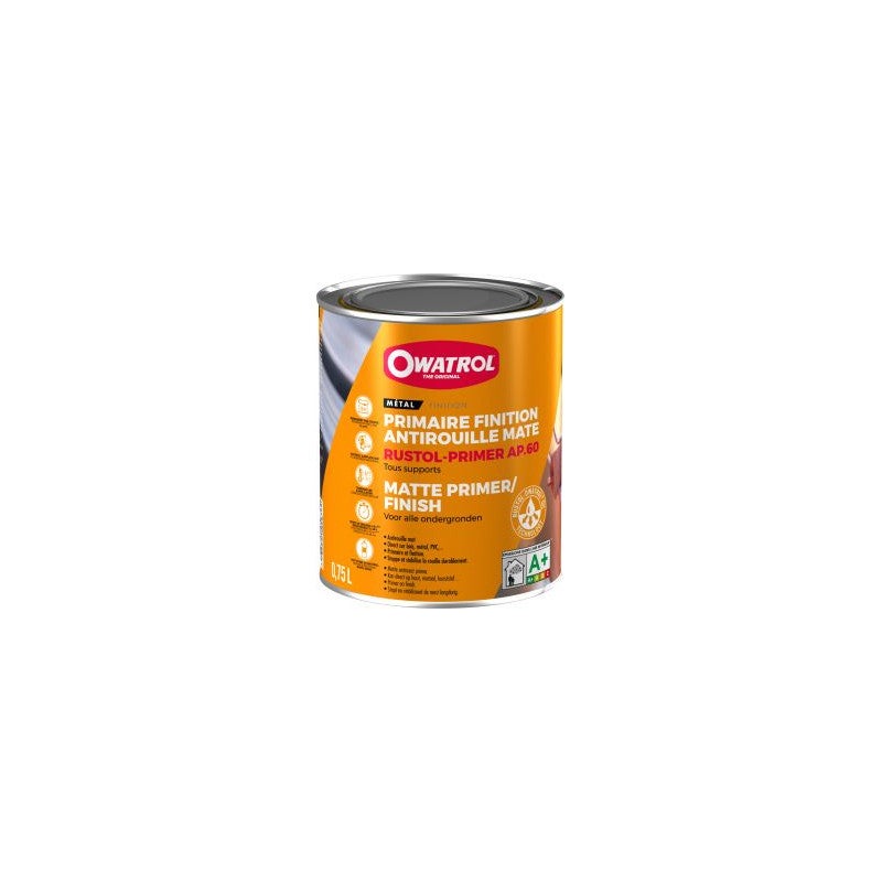 Rustol Primer AP.60 Primaire mat antirouille Owatrol 1 L Rouge — free download
