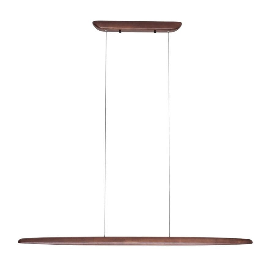 Lampa wisząca WOODY LED 25W Ciepła biel 1981lm ciemne drewno wym: 170 x 130 x 4 cm Maxlight
