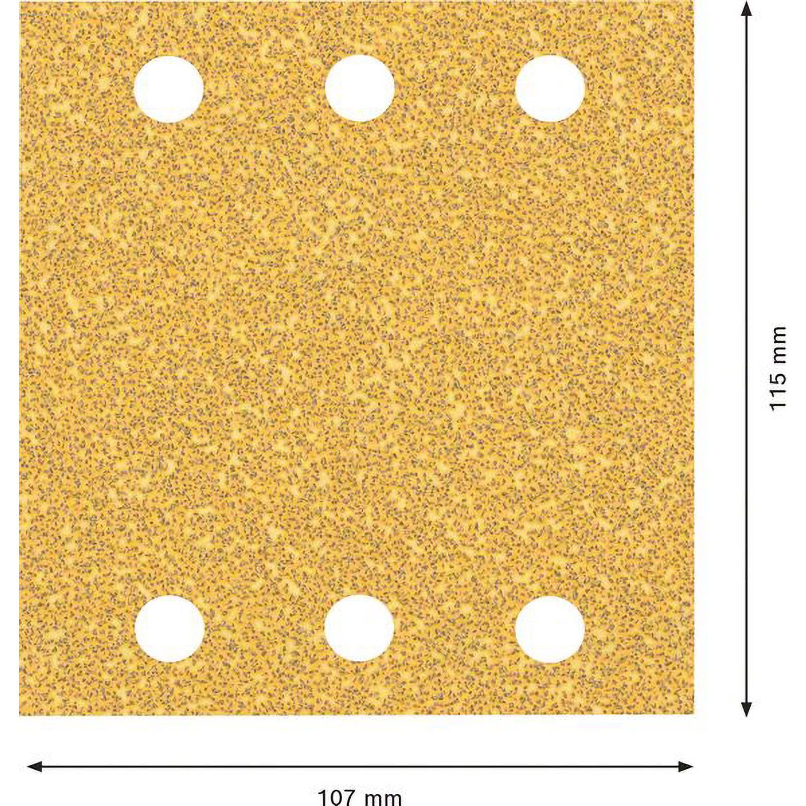 Hoja de lija EXPERT C470 de 115 x 107 mm, G 40, 50 unidades - 7