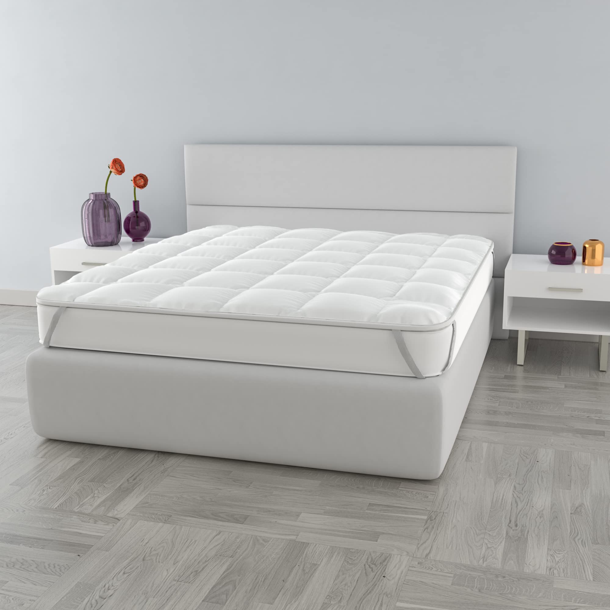 SUR-MATELAS BASIC 2 PLACES 160X195 CM - 4