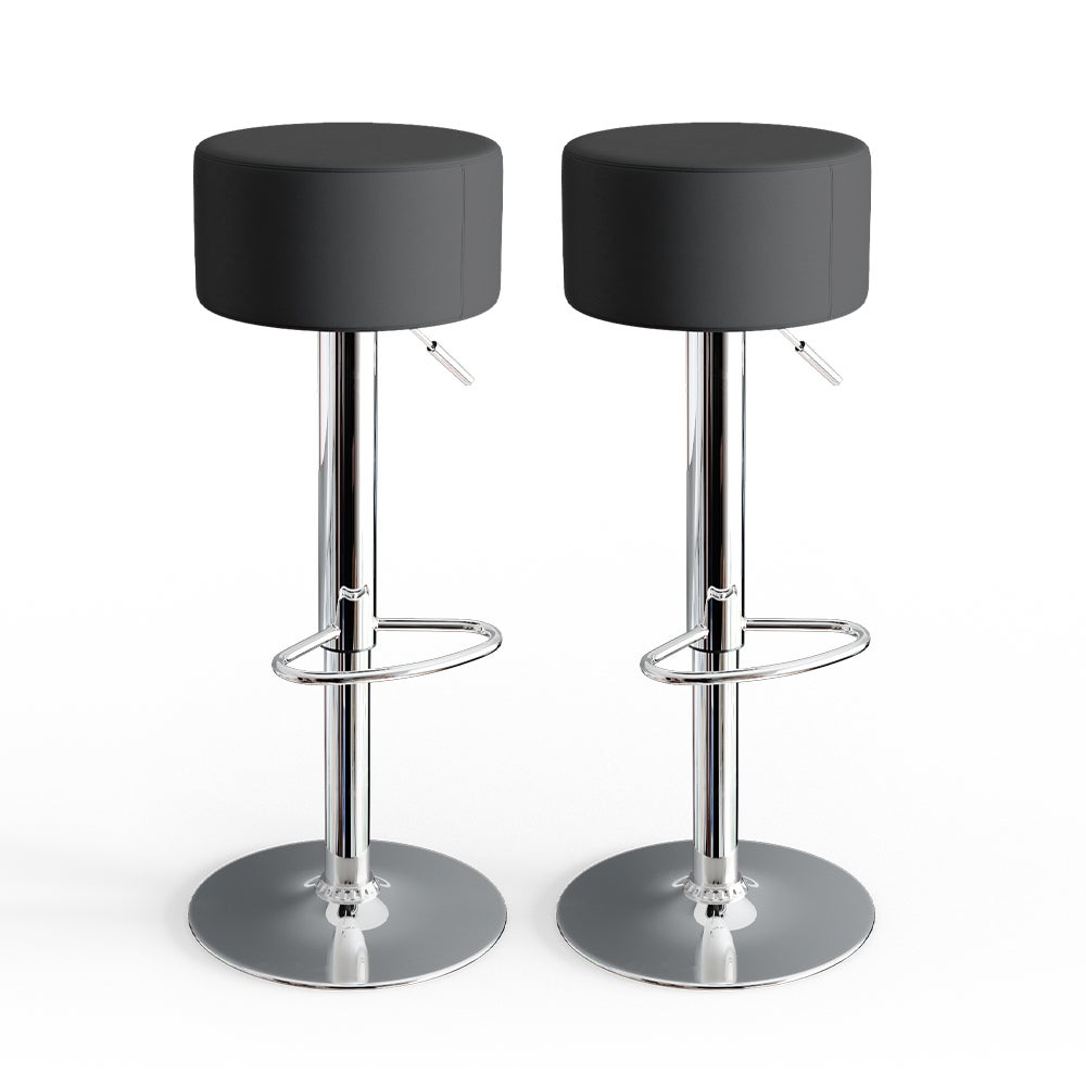 Vicco Stołek barowy zestaw 2 , Czarny, 33 x 92 cm 2 części