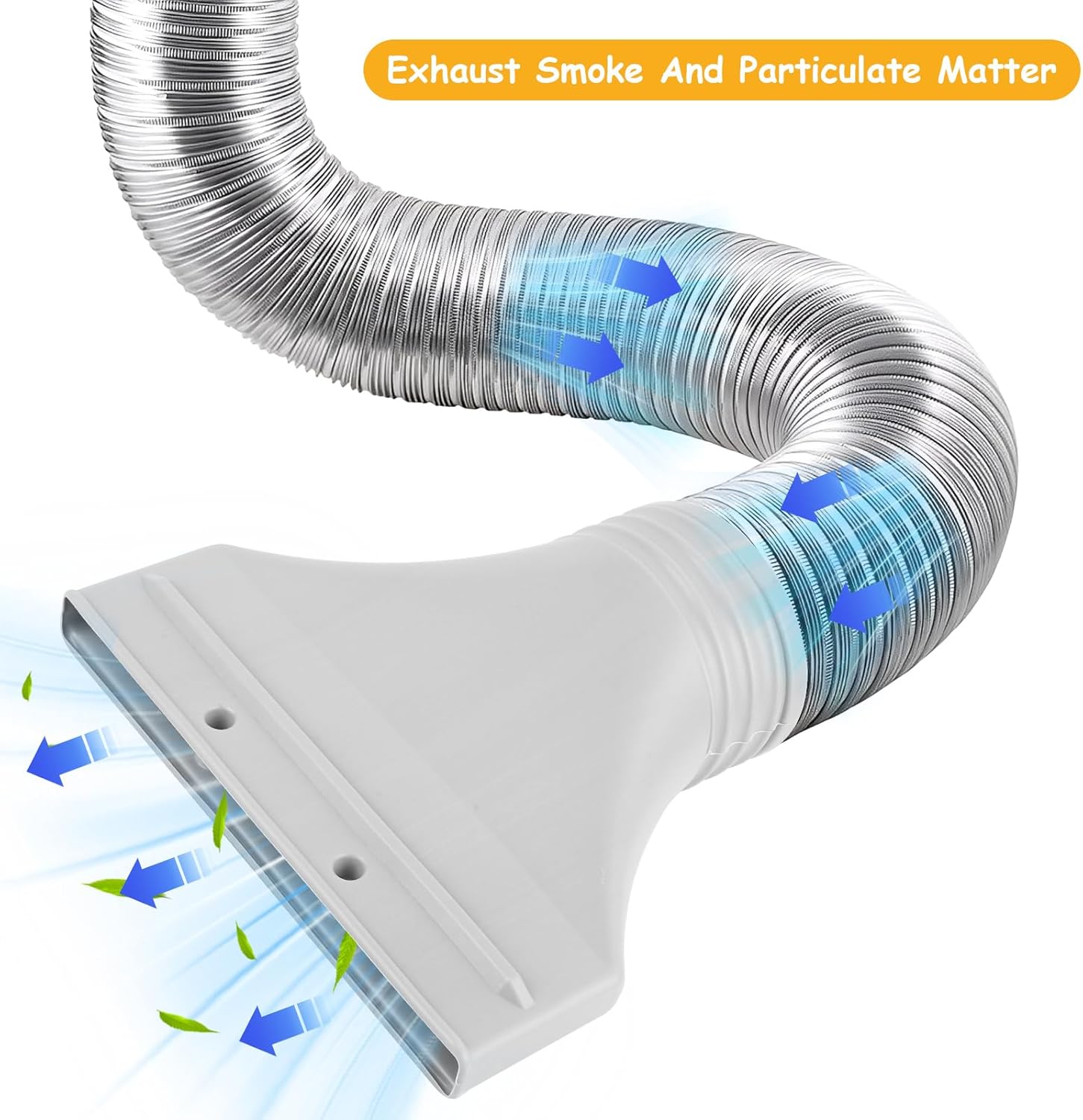 Adaptateur de Fenêtre pour Tuyau d'Évacuation de Climatiseur, Passage Plat pour Tuyau d'Évacuation, Adaptateur pour Fenêtres de Toit et Fenêtres Incli - 3