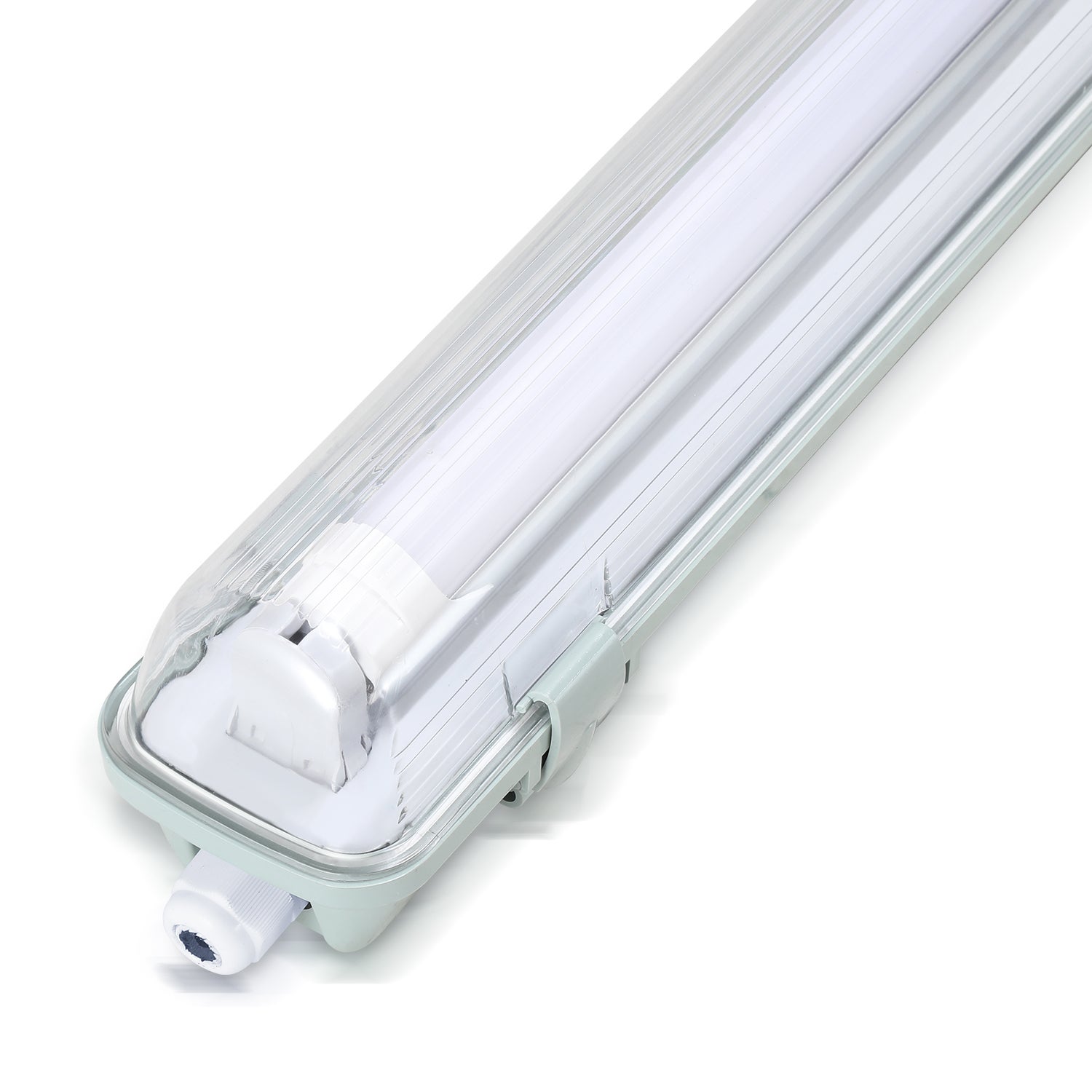 Zestaw 20 lamp LED do łazienki, umywalki, garażu, 150 cm, 1 świetlówka T8 24 W, zimna biel 6500 K, IP65