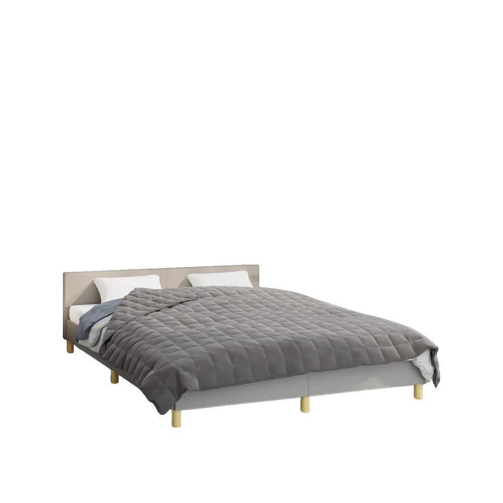 Koc obciążeniowy vidaXL Model Soft Szary 200x200cm 13kg