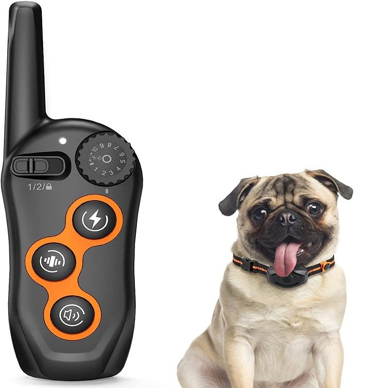 Collar de adiestramiento para perros, antiladridos con control remoto, 3 modos de vibración,resistente al agua IPX7, alcance de 600 m. - 5