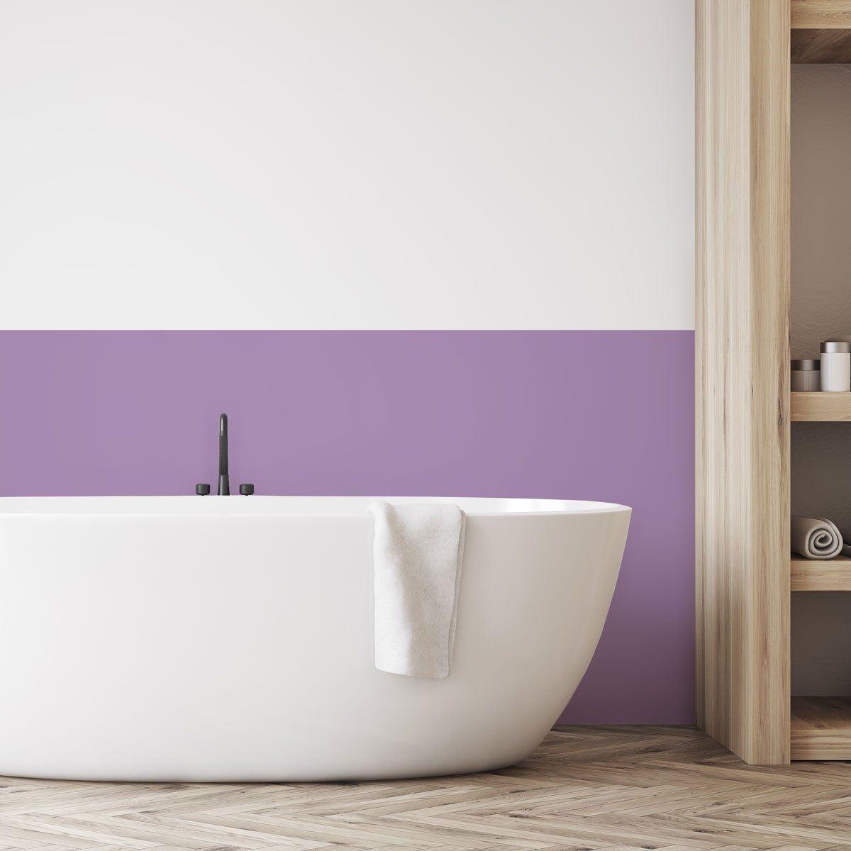 Rotolo adesivo decorativo in vinile al metro - Adesivo lavabile e impermeabile per pareti, cucine e mobili - 60cmx10m - Lilla - 6