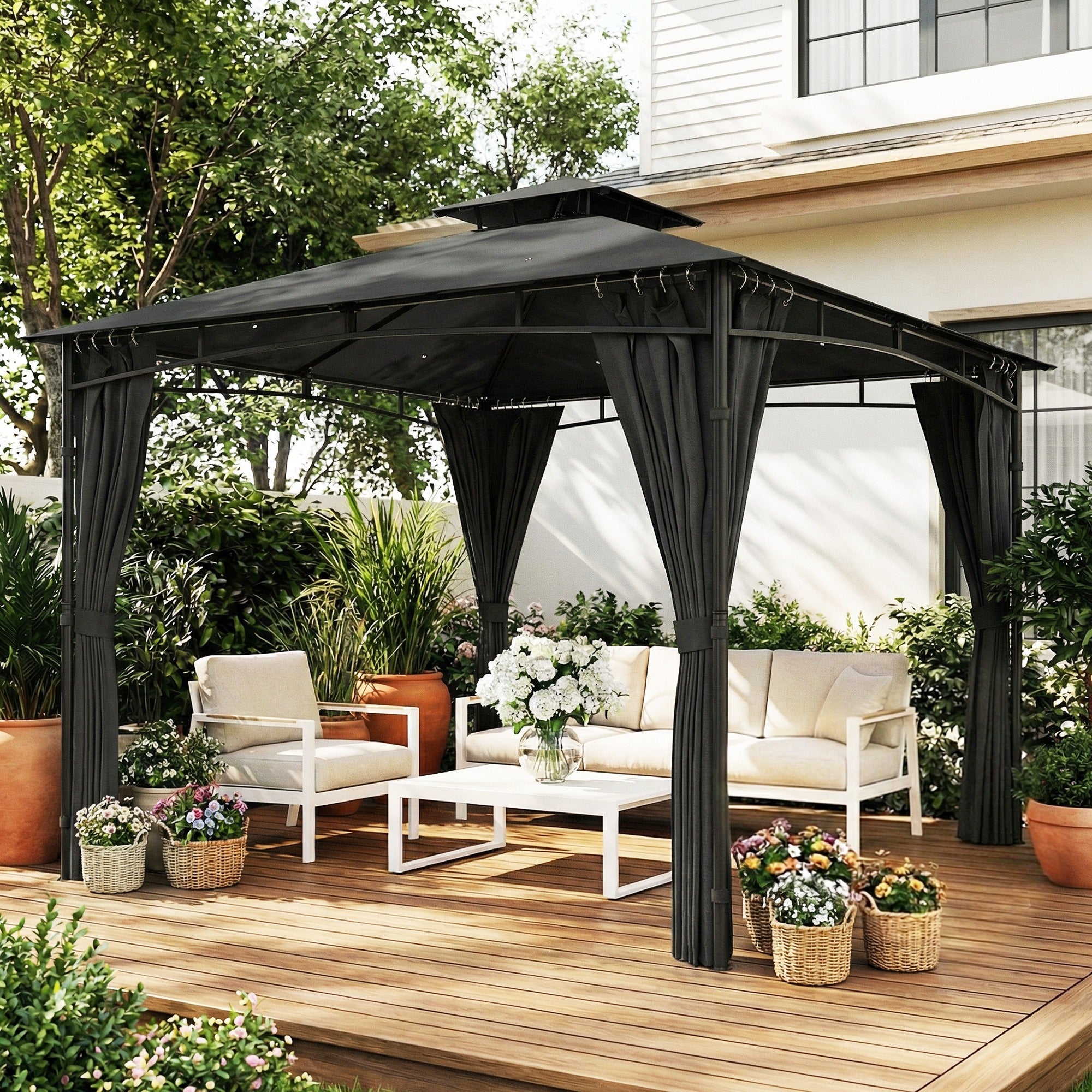 Pavillon polyester Outsunny - 8