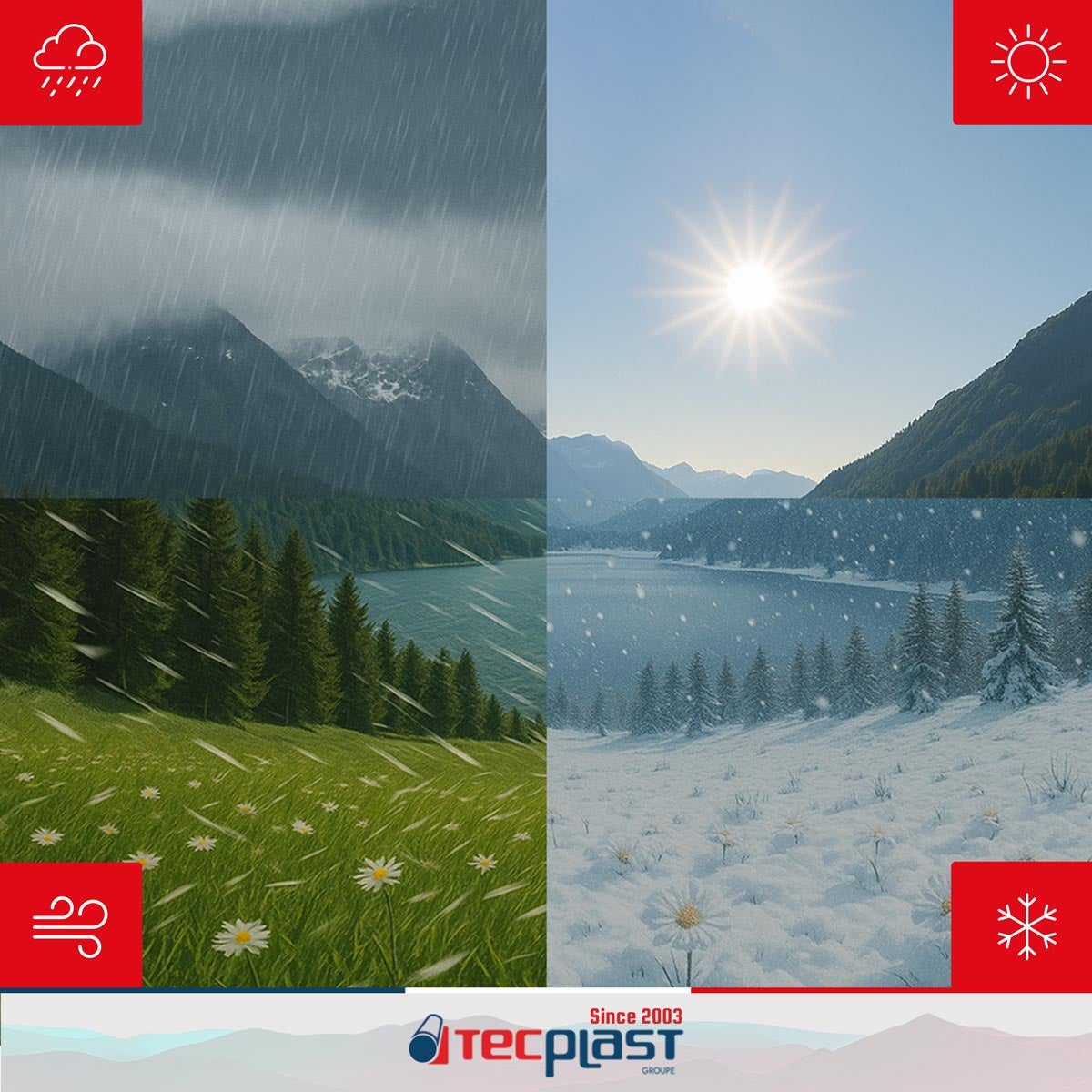 Toile Pergola Gris anthracite 3x4 m - Garantie 5 ans TECPLAST - LP506PR - Bâche Pergola ou Tonnelle étanche en PVC pour terrasse - 4