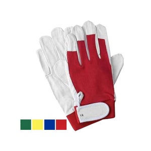 Jah 3203-MD - Guanti in cotone, 12 paia, misura 10, colore: Bianco chiaro GC3L