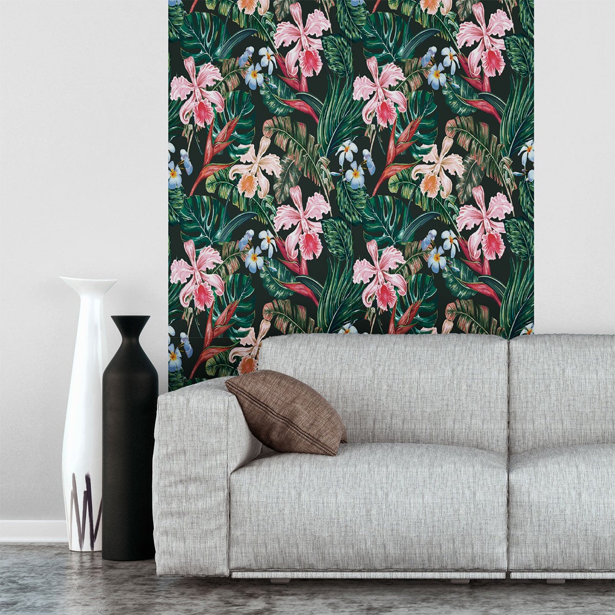 Adesivo carta da parati tropicale Liallagua - Sticker adesivo - adesivi murali - 40x40cm - 2