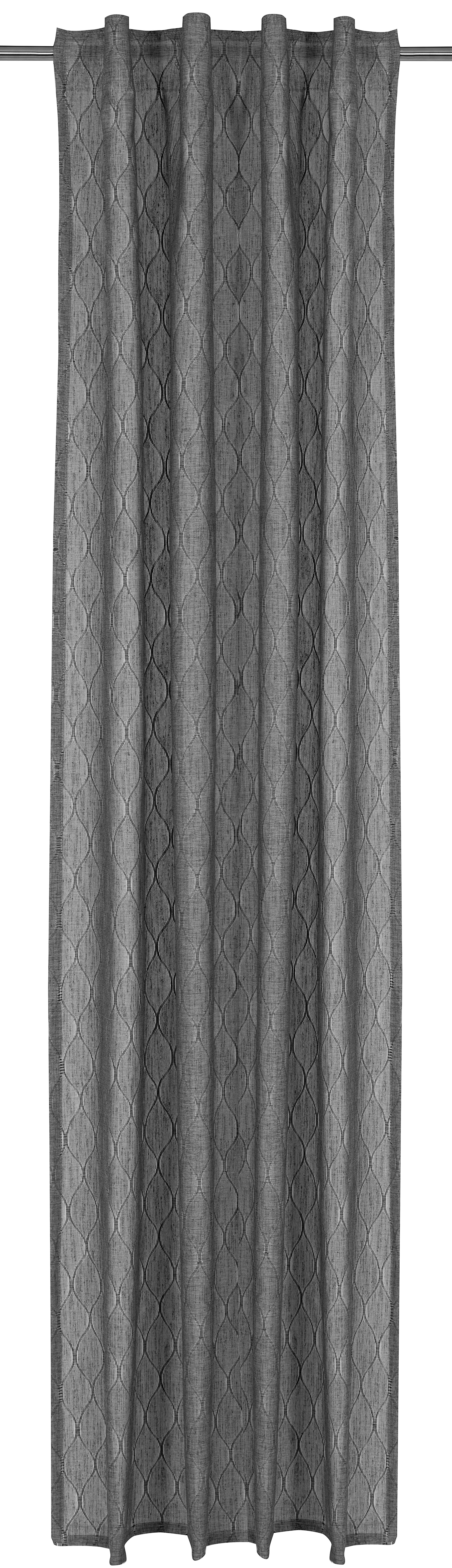 Tenda Semitrasparente Elbersdrucke Casa 09 Con Passanti - Beige 255x140 Cm