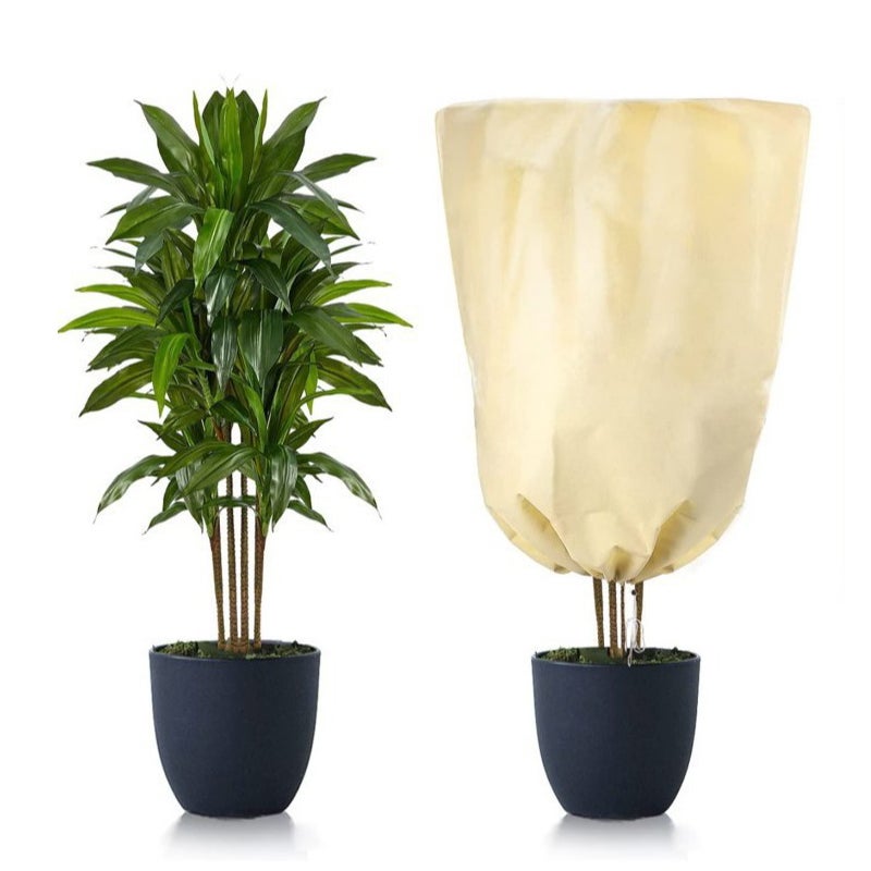 Zimowa ochrona roślin, pokrowiec ochronny przeciw zamarzaniu dla roślin, 240*200cm, złamana biel