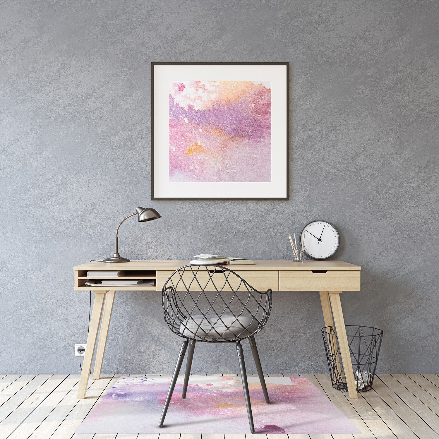 Mata pod krzesło, mata ochronna pod krzesło obrotowe Cukierki 100x70 cm biurowa – Tulup - 3