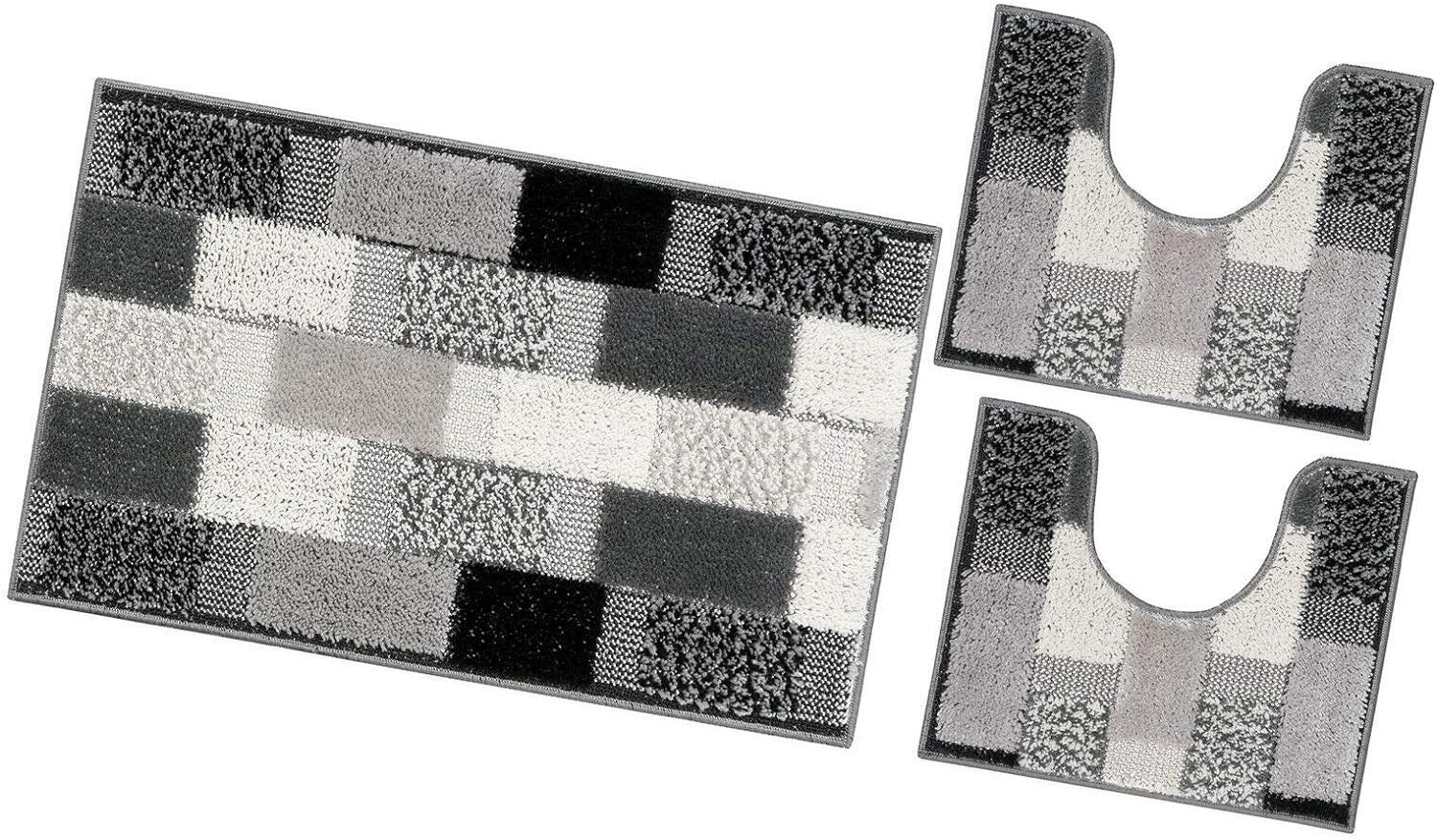 Comart - Set Tappeti Ocean Bagno - Tris Tappetini Bagno: Un Tappeto Rettangolare 45x75 cm + Due Giro Water o Bidet 45x75 cm - Soffici e Morbidi - Sottili e Antiscivolo Comart - Set Tappeti Ocean Bagno - Tris Tappetini Bagno: Un Tappeto Rettangolare 45x75 cm + Due Giro Water o Bidet 45x75 cm - Soffici e Morbidi - Sottili e Antiscivolo