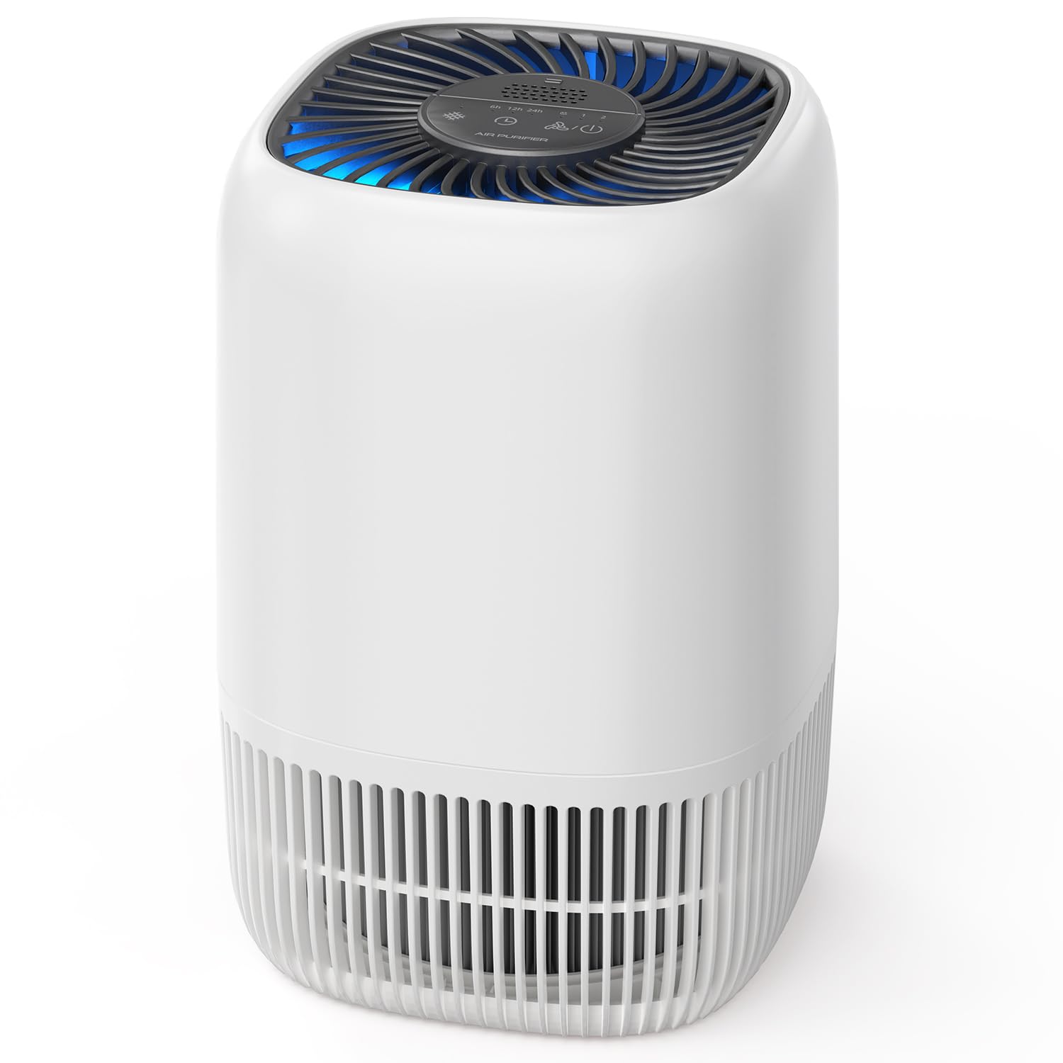 ORB Purificatore d'aria e umidificatore 2 in 1 per camera da letto, filtro HEPA, silenzioso, modalità automatica, senza nebbia, rimuove gli odori di polvere e fumo di animali domestici, riempimento