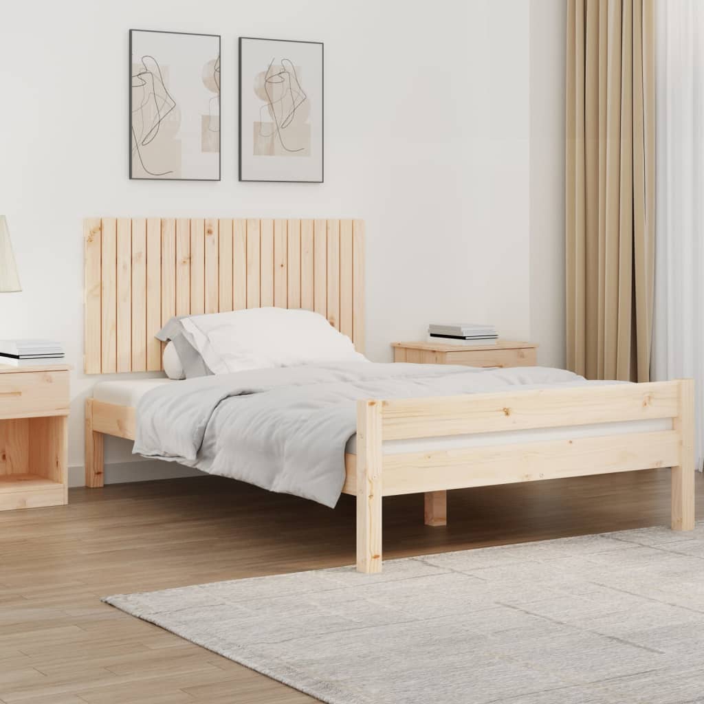 Testiera Letto In Legno Multistrato Rovere Fumo - 120x1,5x80 Cm, Trapuntata