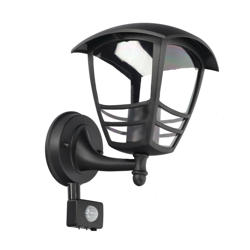 Kinkiet zewnętrzny z czujnikiem ruchu Imma Black Sensor E27 czarny IP44 EDO SOLUTIONS