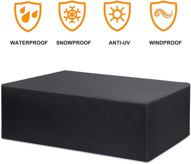 Housse de mobilier de jardin Table de jardin étanche Housse de protection pour coin salon de mobilier de jardin - 180*120*74CM