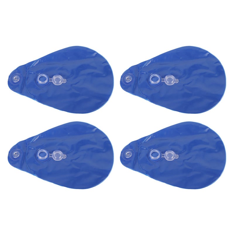 Lot de 10 poids de bâche de piscine en PVC bleu, pour l'hivernage des piscines hors sol. - 8