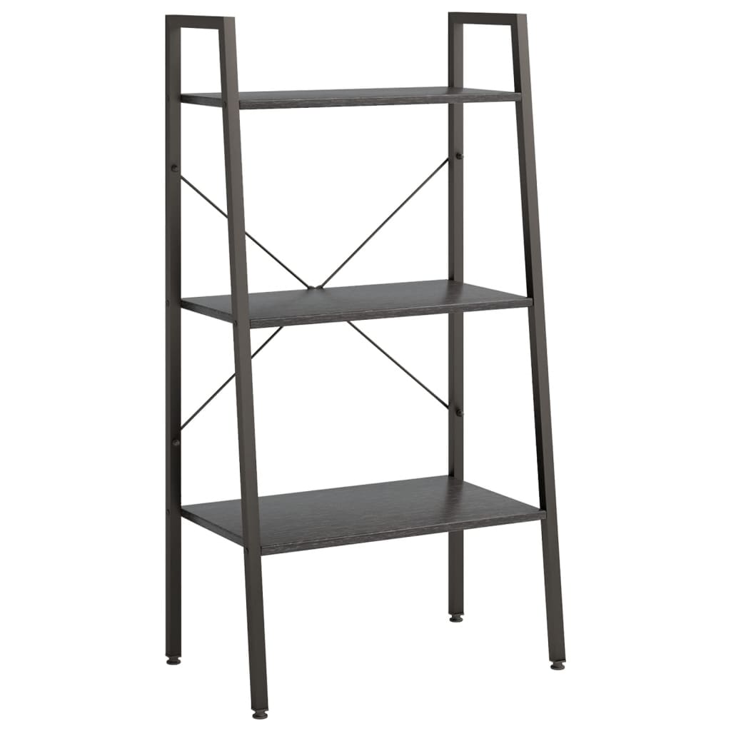 Maison Exclusive - Scaffale Autoportante con 3 Ripiani Nero 56x35x108 cm - 2