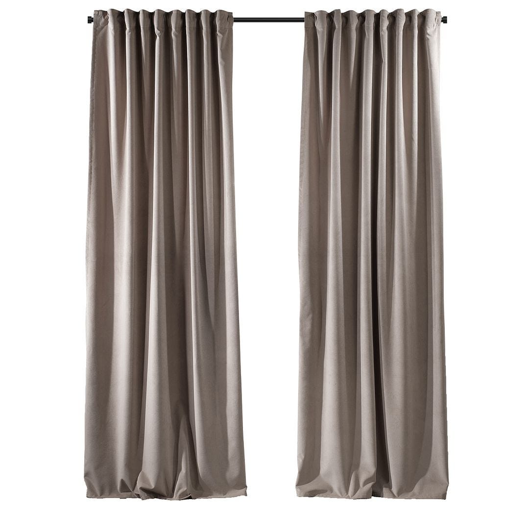 Rideaux En Velours Gris Pour Salon Isolation Thermique 2 Panneaux Rideaux En Velours Gris Pour Salon Isolation Thermique 2 Panneaux