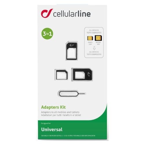Kit Adaptateur Micro-SIM Vers SIM Standard - Permet D'utiliser Une Micro-SIM Dans Un Slot SIM Classique