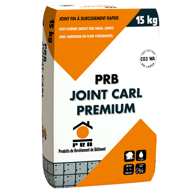 Joint Carrelage Premium A23 Blanc Ciment 15kg - Joint Fin Amélioré Souple pour Murs et Sols Intérieur / Extérieur - Finition Esthétique, Haute