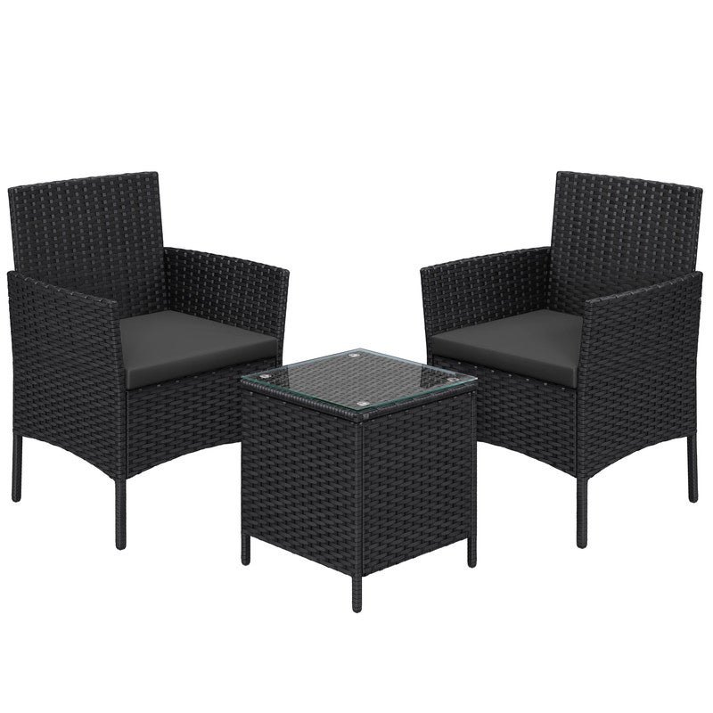 RELAX4LIFE Balancelle de Jardin en Textilène 3 Places | Toit Imperméable & Structure en Acier
