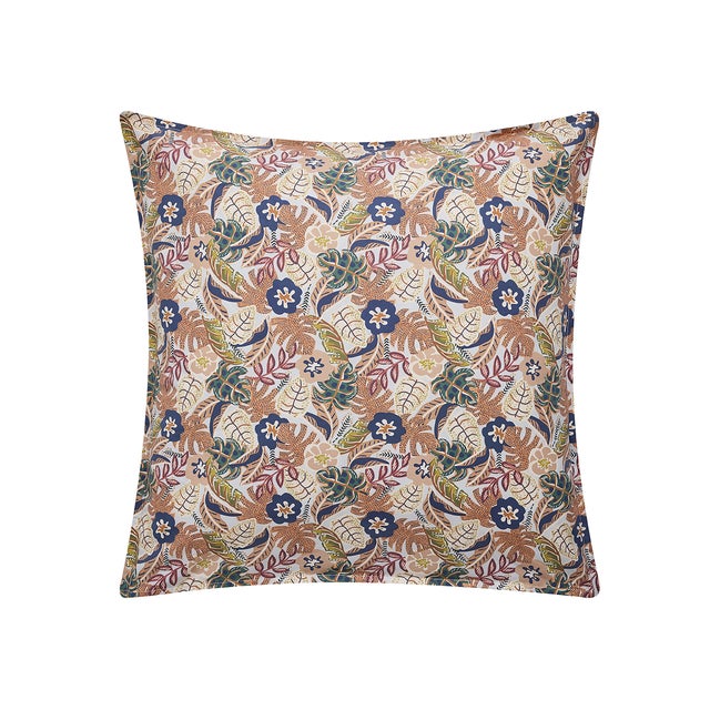 Taie d'oreiller imprimée en percale de coton, OHANA
