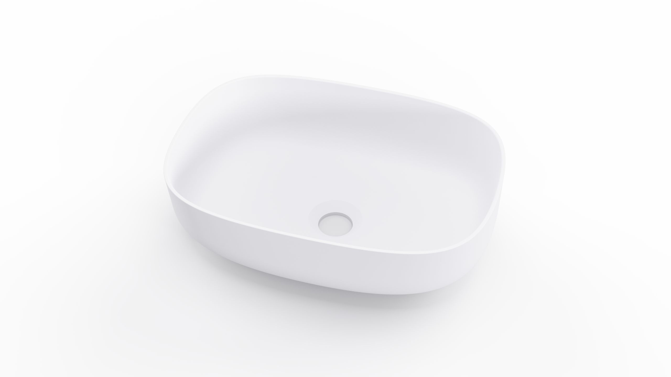 Umywalka nablatowa Solid Vegas matowa 42x12.5x30 cm