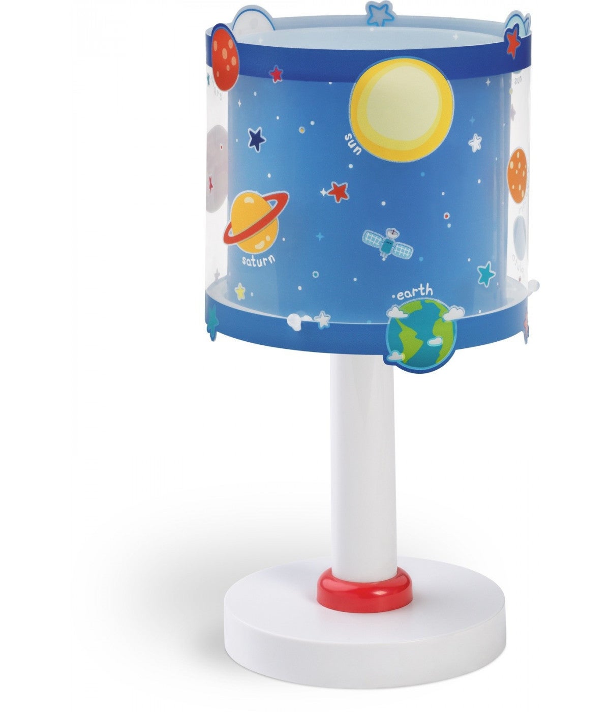 Candeeiro infantil de mesa Luz de presença LED Planets Planetas sistema solar - 2