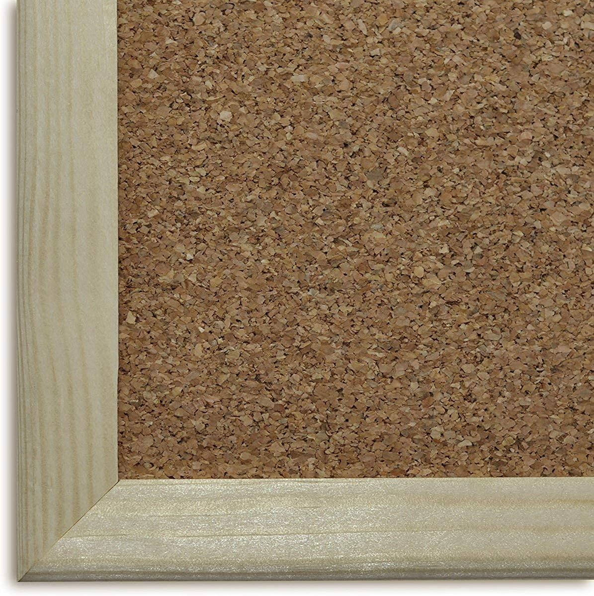 Creative Home 60 x 40 cm Tableau Liege Mural | Panneau Liege Mural | Tableau Liège | Petit Bureau | Tableau mural | Inclus Punaises Tableau Liège - 3