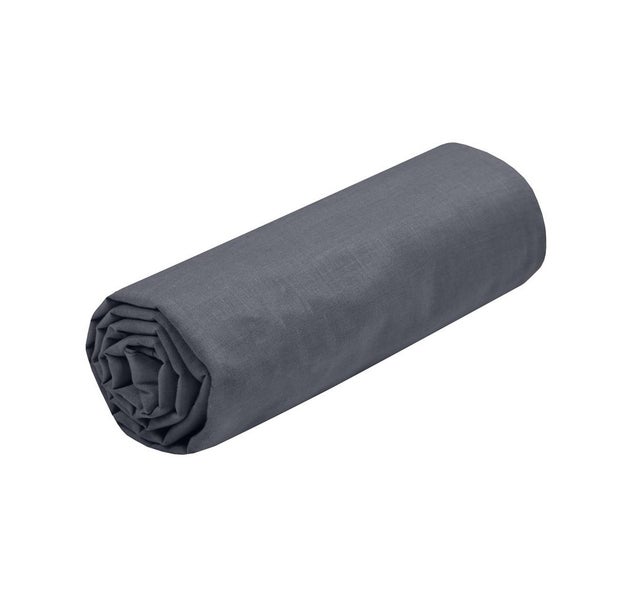 Drap housse 140 x 190/200 cm Edens anthracite