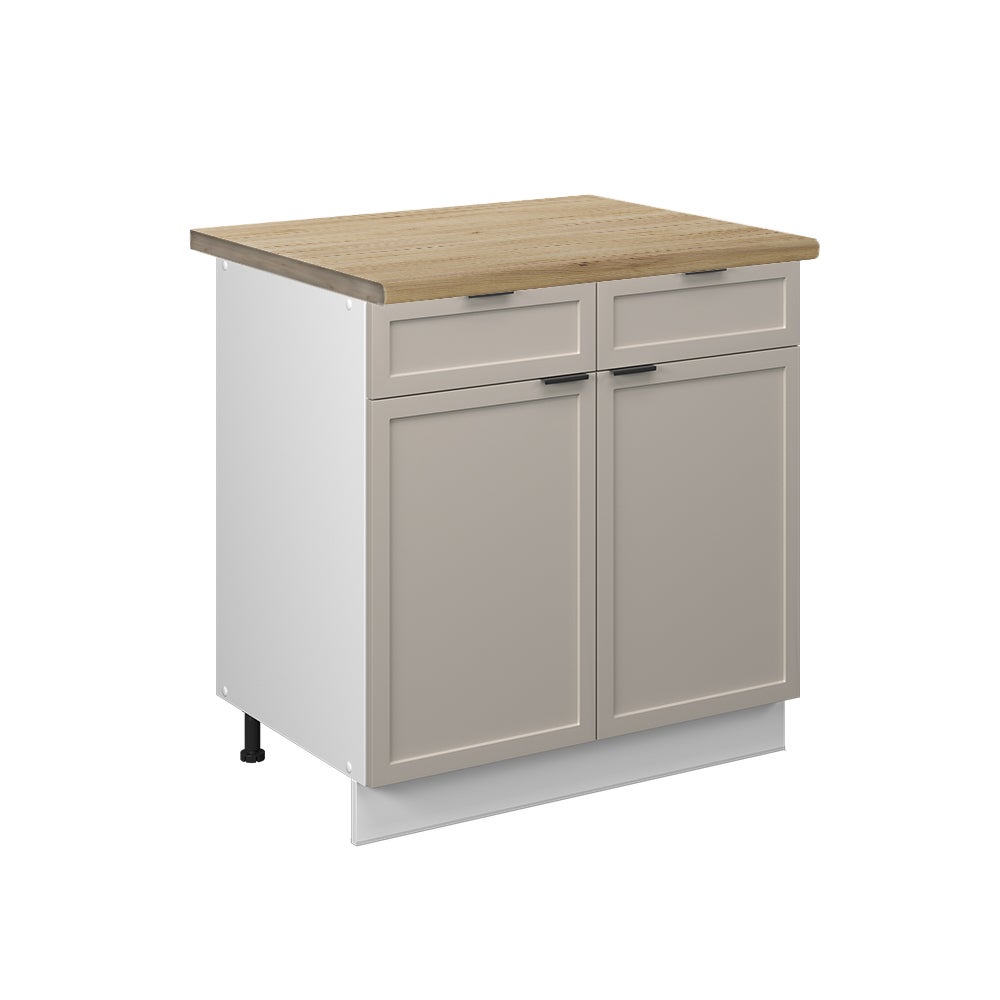 Vicco Szafka dolna do kuchni Fame-Line, GreyBeige, 80 cm , BP Dąb