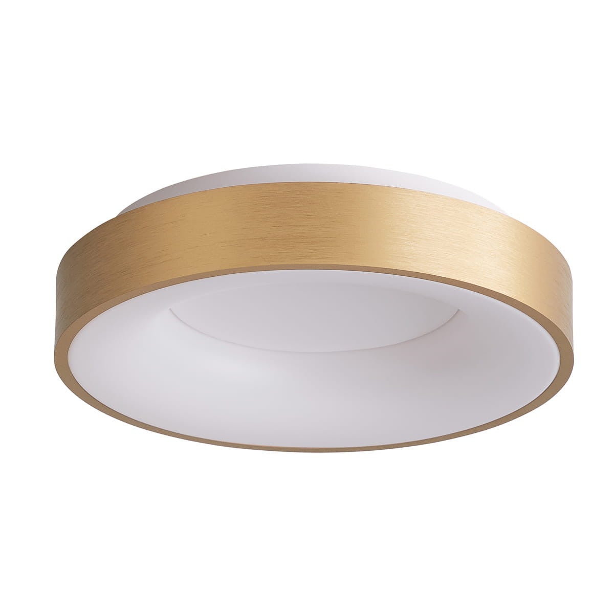 Plafon okrągły GIULIA LED 40W Ciepła biel 2200lm złoto-biały wym:12x48x48cm IP20 Italux