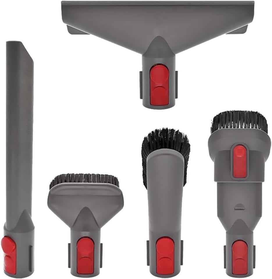 Zestaw 5 w 1 akcesoriów do szczotek z dyszą i wysuwanym wężem do odkurzaczy Dyson V7, V8, SV10, V11, SV11, V15 Gen5, zestaw części