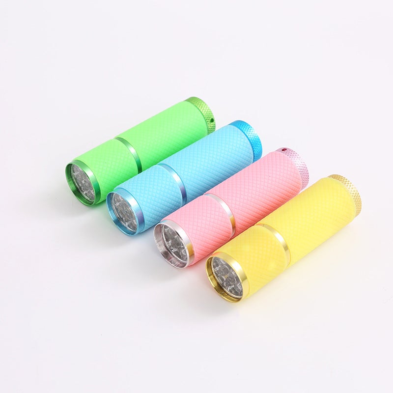 18 Mini Torce Tascabili In Alluminio - Colori Assortiti - Per Campeggio, Escursioni, Regalo Bambini