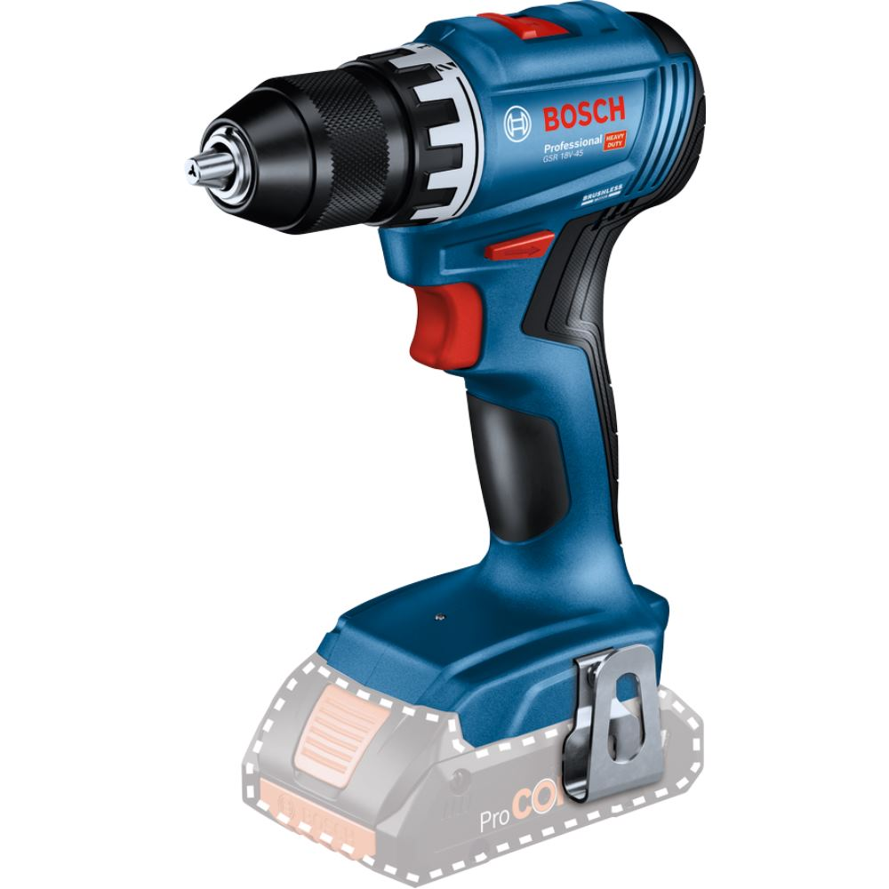 Wiertarko-wkrętarka akumulatorowa Bosch GSR 18V-45 Solo - 06019K3200 - 7