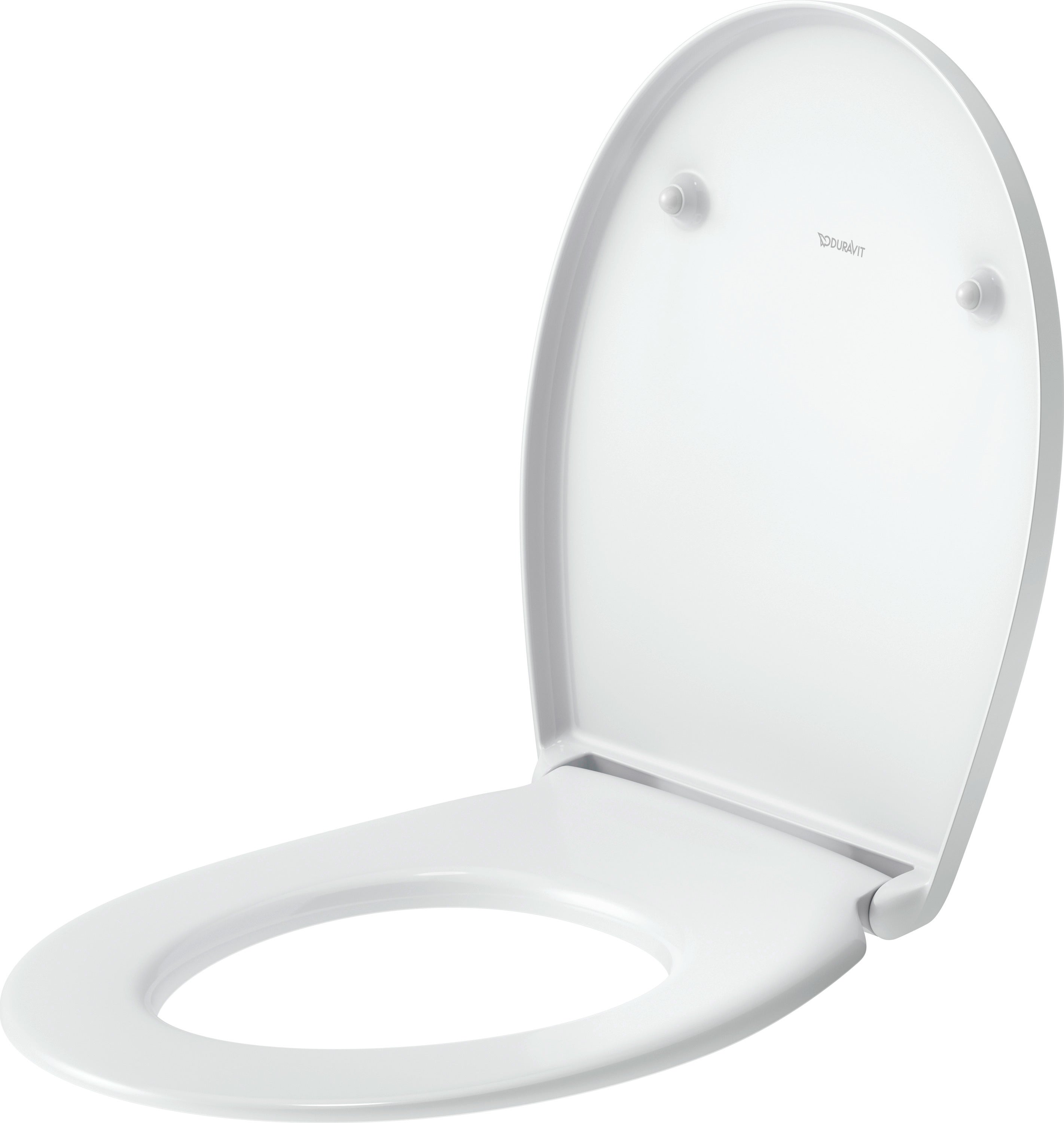 Abattant WC Bali De Wenko | Blanc, Format Ovale | MDF Résistant à L'humidité | Fixation Acier Inox | 35 X 42 Cm