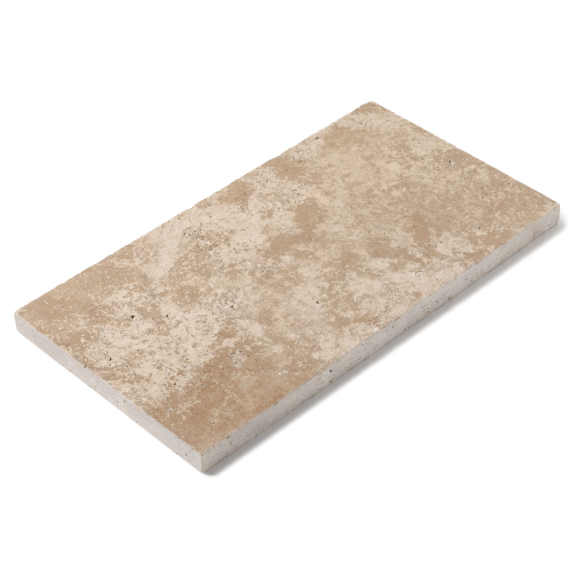 Margelle de piscine Travertin Beige Nuancé 61x33x3 cm Bord Droit (à l'unité) - RO'MA NATURE - 3
