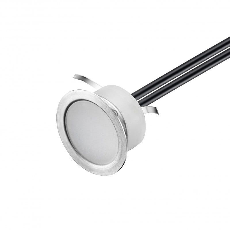 LeClubLED Mini Spot LED Encastrable perçage 55mm diamètre 68mm Compact 3W DC12V étanche IP54 Salle de bain, cuisine, meubles (Noir, Blanc du Jour 6000K LeClubLED Mini Spot LED Encastrable perçage 55mm diamètre 68mm Compact 3W DC12V étanche IP54 Salle de bain, cuisine, meubles (Noir, Blanc du Jour 6000K