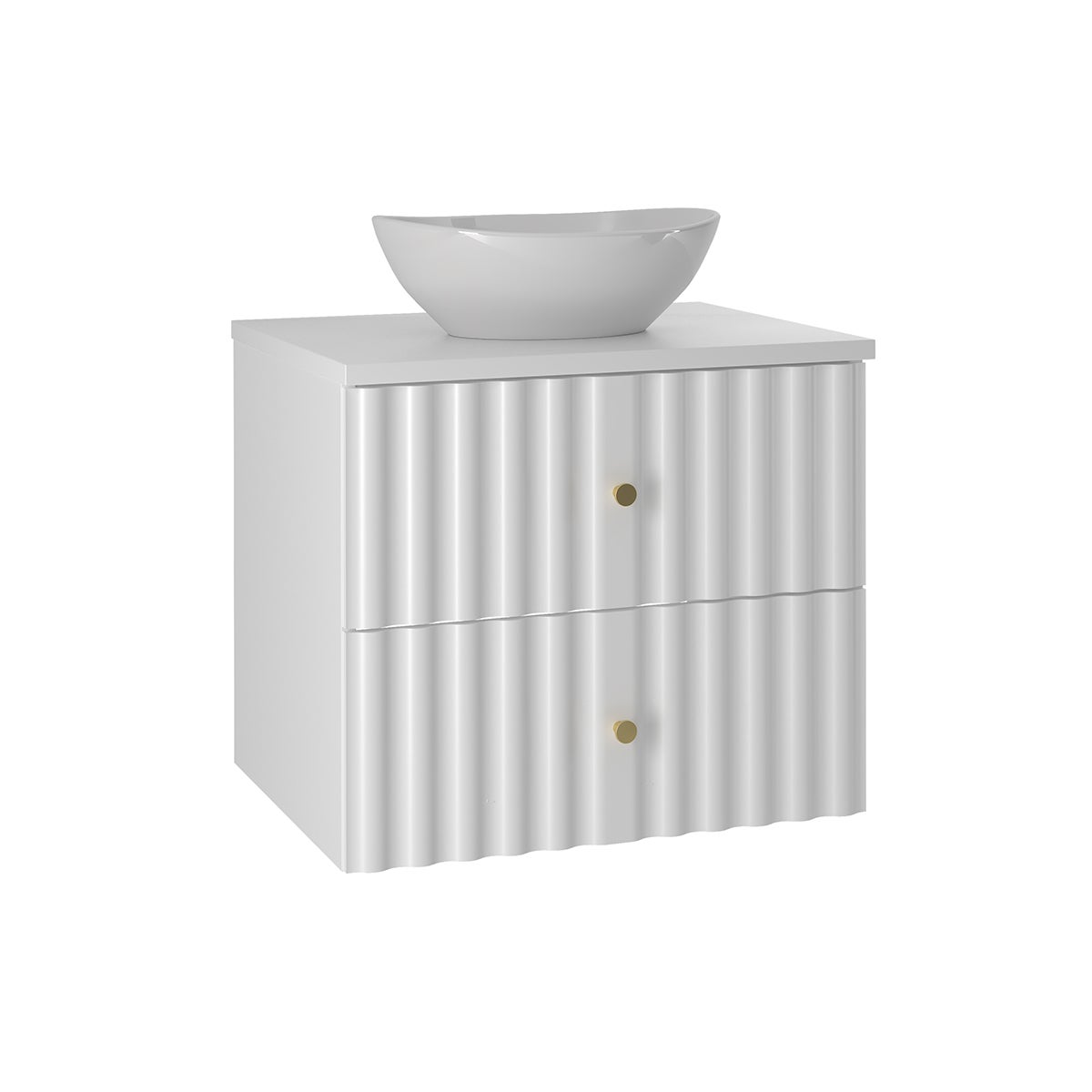 Mueble lavabo individual 60cm izae blanco