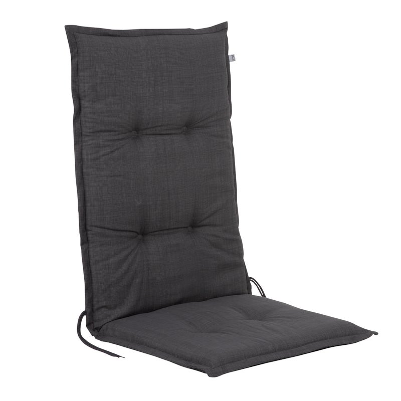 Poduszka na fotel ogrodowy 117 x 50 cm Malezja Hoch antracyt PATIO